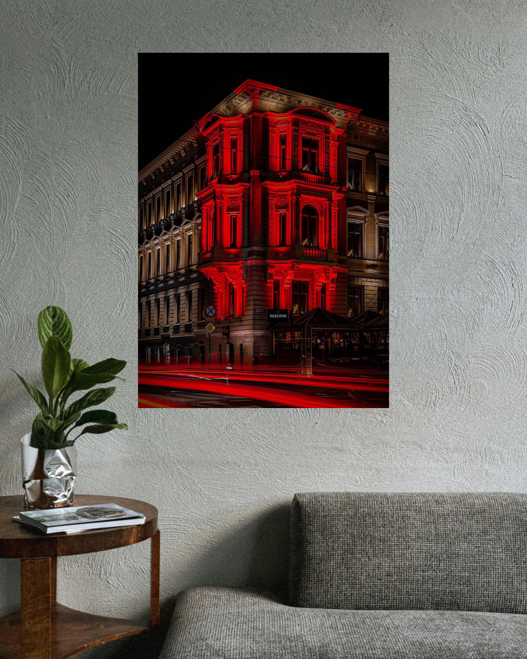 Aesthetic Red Building