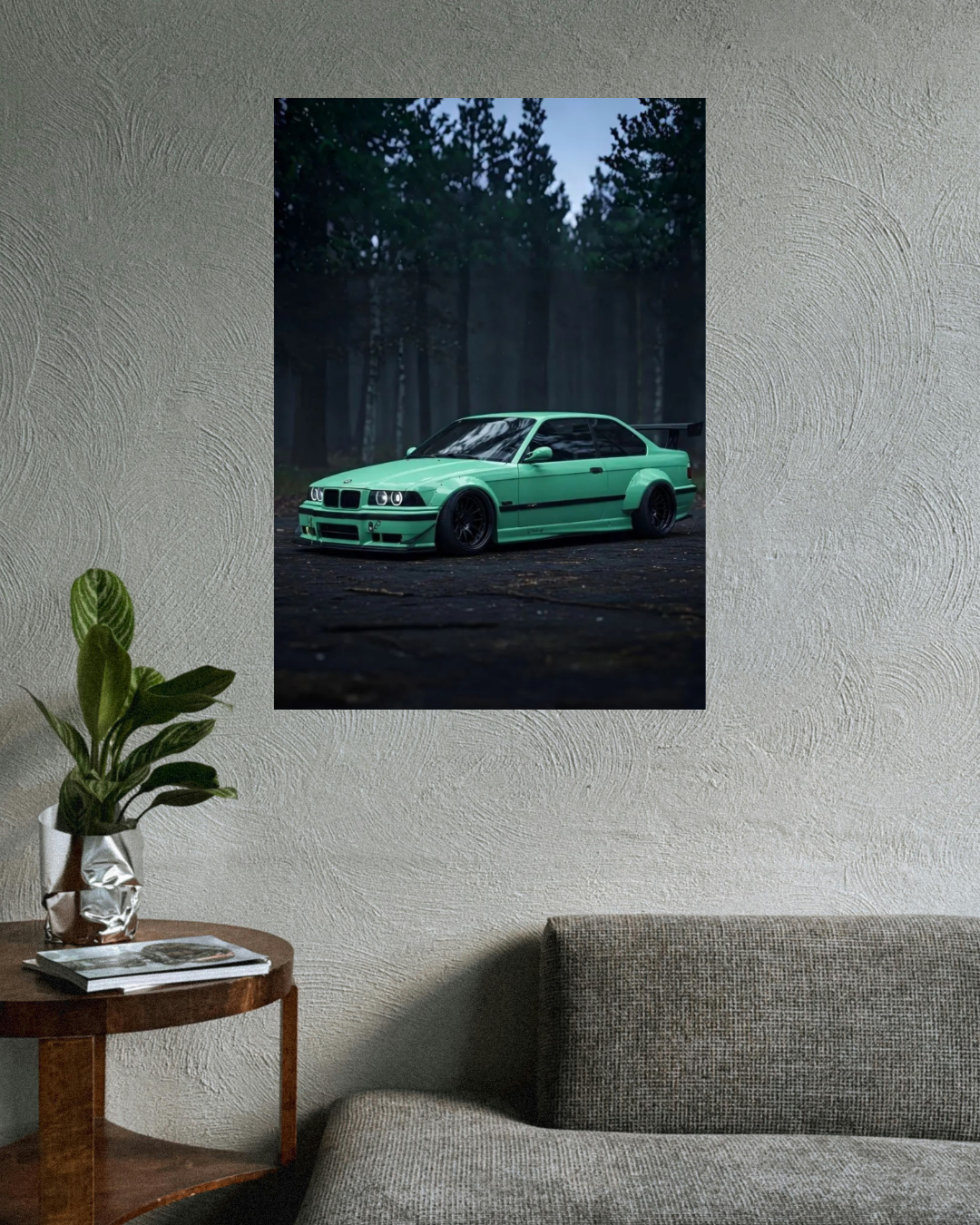 Green BMW Forest