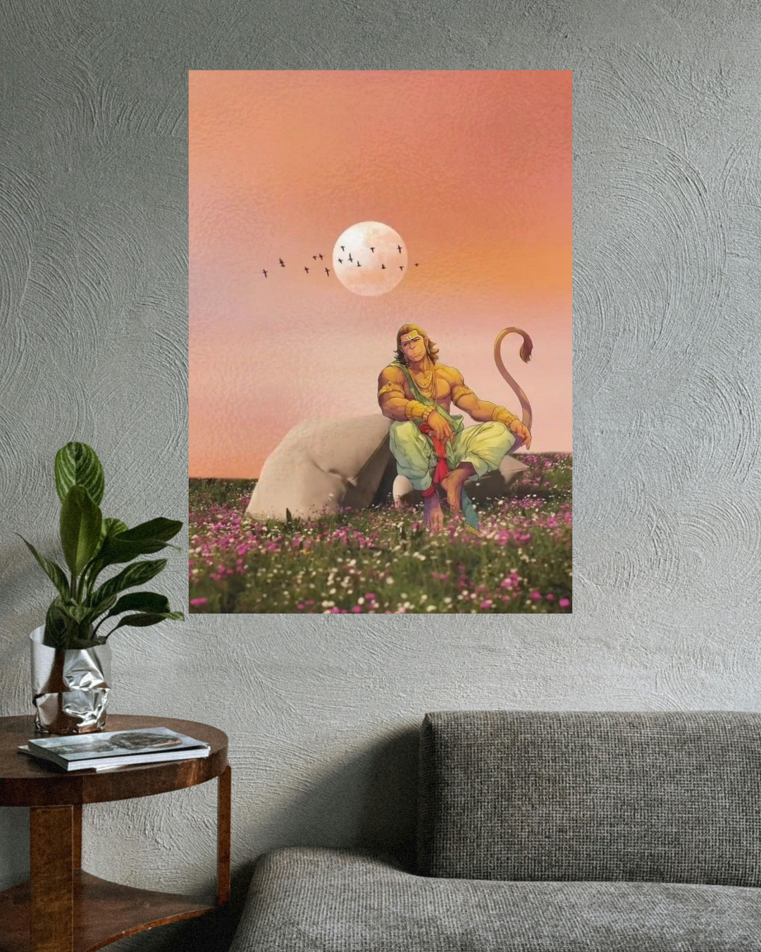 Hanuman-sitting-nature