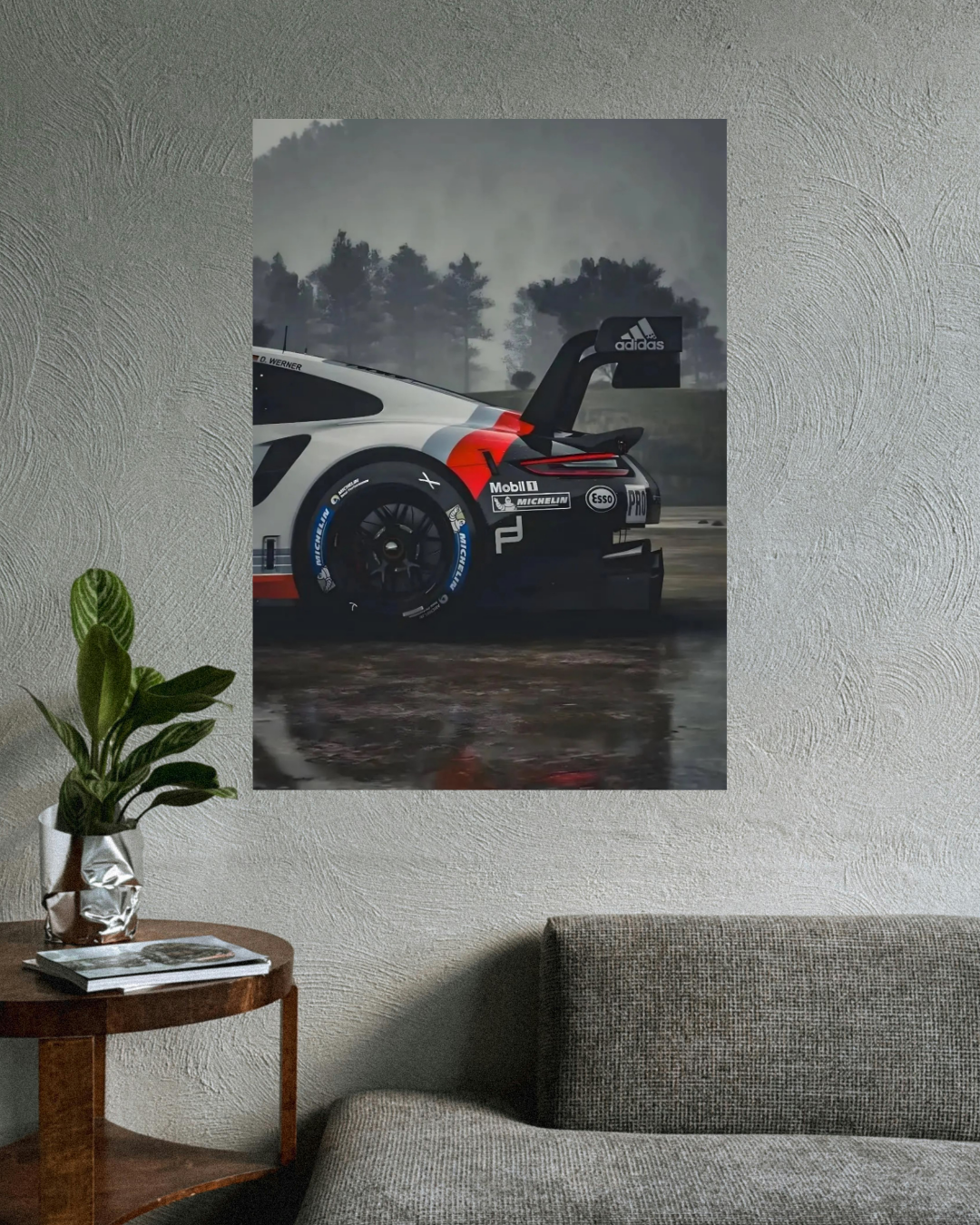 Porsche sports wing