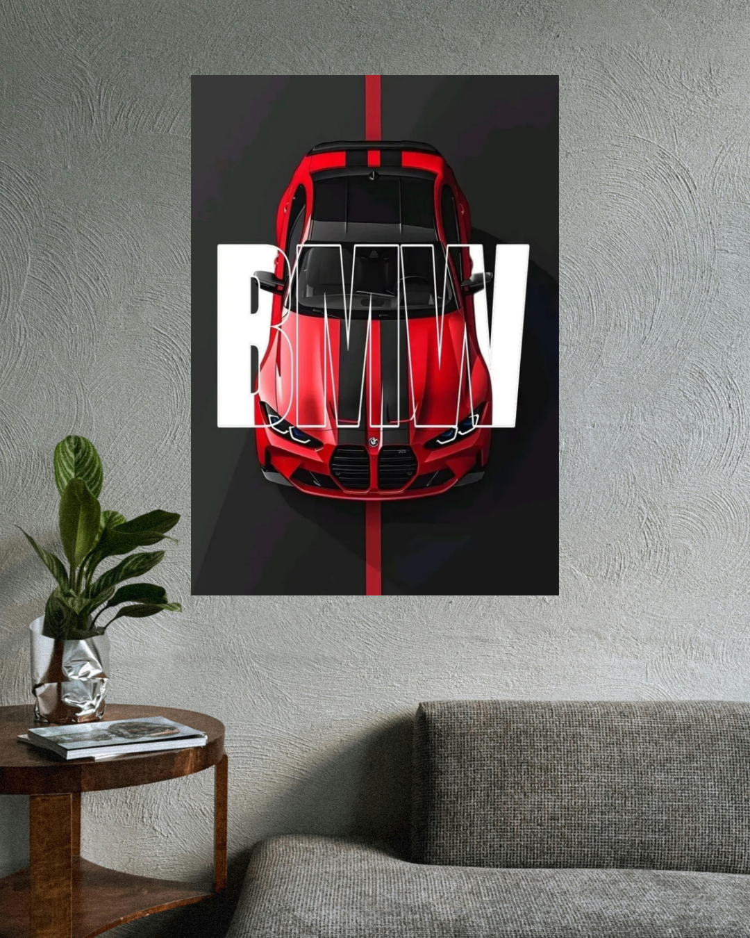 Red BMW