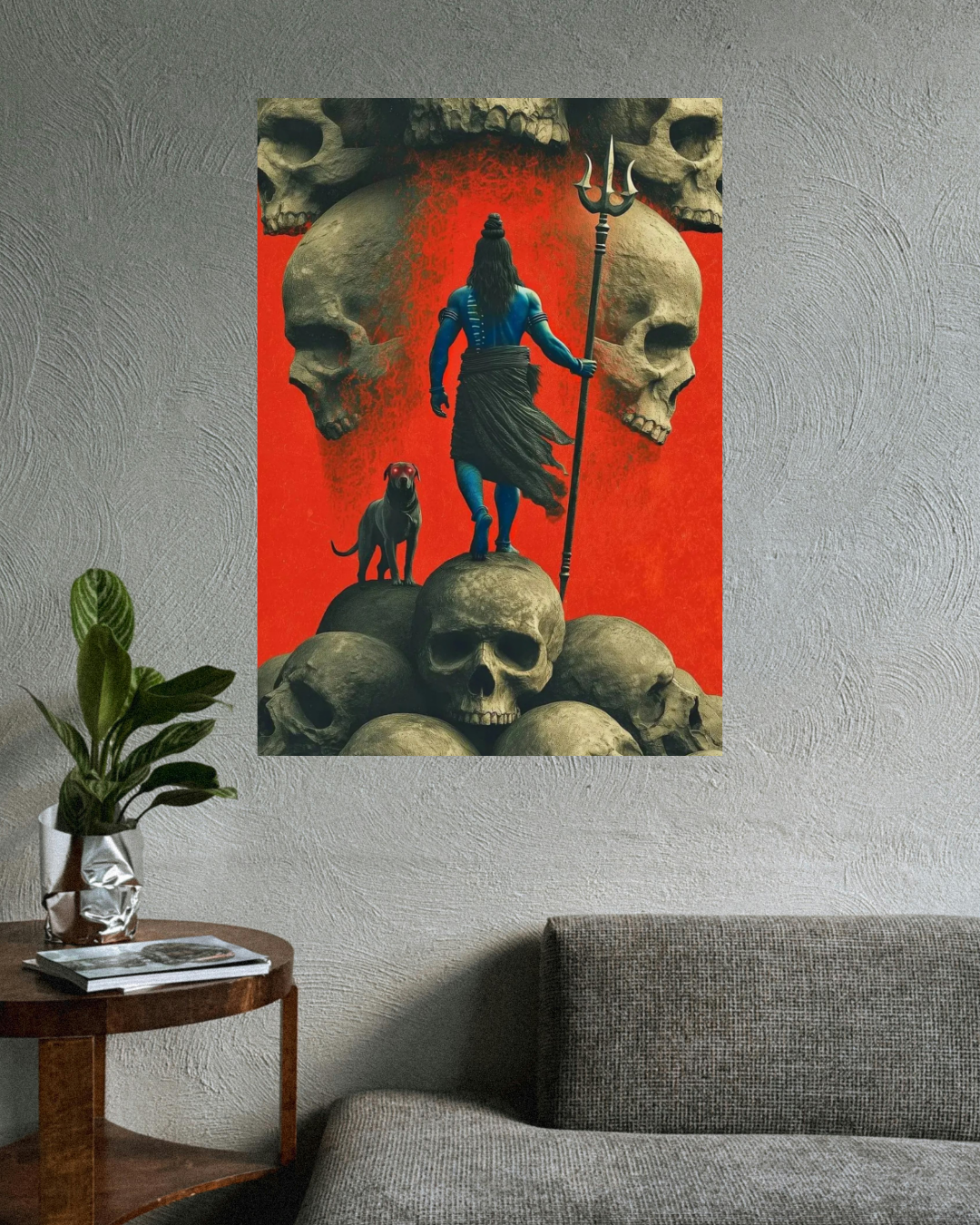 Shiva Walking Skeleton