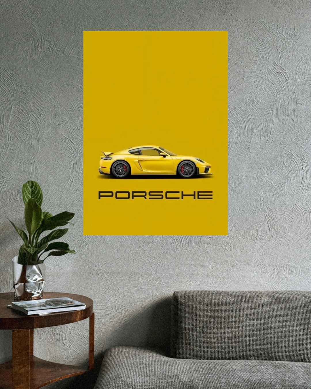 Yellow Porsche